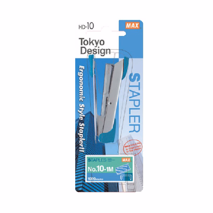 Tűzőgép MAX HD-10K fém asztali 16 lap No.10 kék