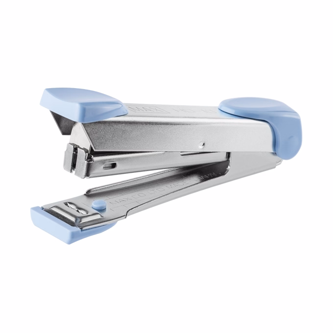 Tűzőgép MAX HD-10 asztali 20 lap No.10 pasztell kék Tűzőgép MAX HD-10 asztali 20 lap No.10 pasztell kék