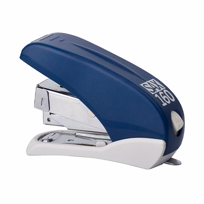 Tűzőgép SAX 160 asztali könnyített tűzés 16 lap No.10 kék Tűzőgép SAX 160 asztali könnyített tűzés 16 lap No.10 kék