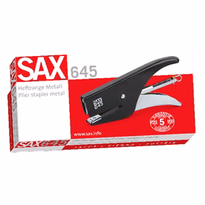 Tűzőgép SAX 645 20 lap 6/4 fekete