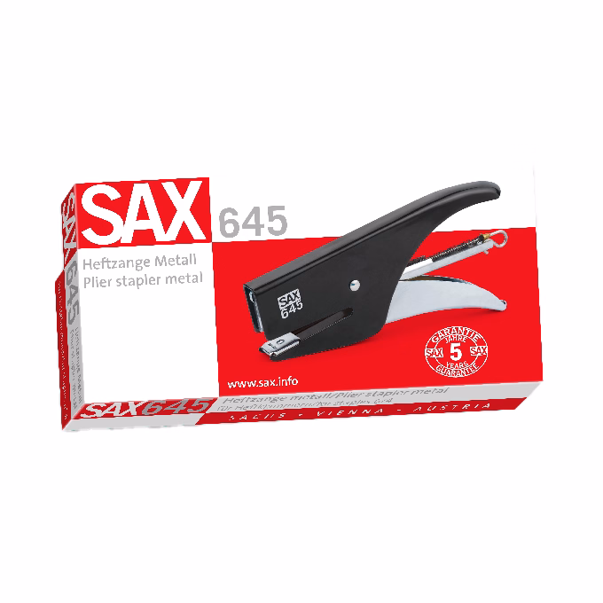 Tűzőgép SAX 645 20 lap 6/4 fekete