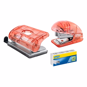 Tűzőgép mini RAPID Colour Breeze 24/6-26/6 10 lap korall