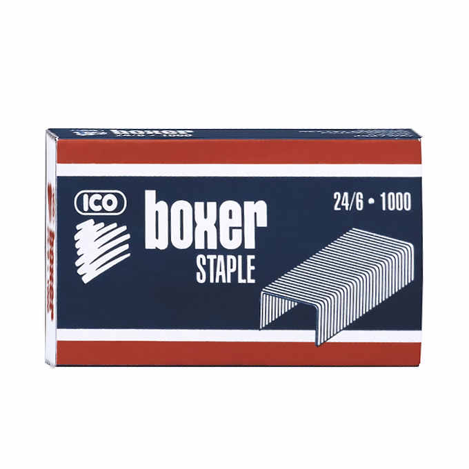 Tűzőkapocs BOXER 24/6 1000 darabos
