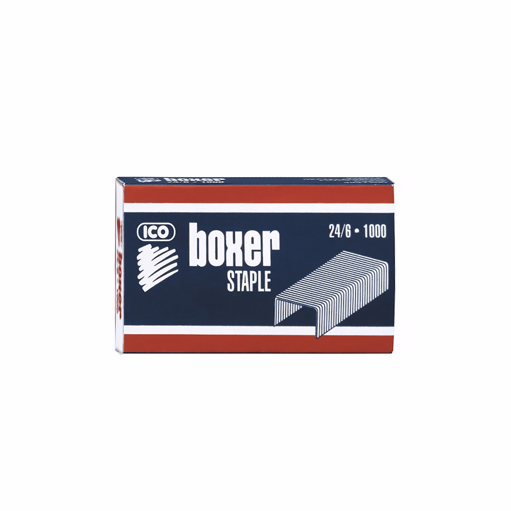 Tűzőkapocs BOXER 24/6 1000 darabos