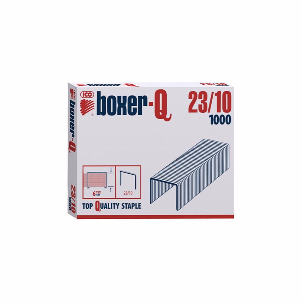 Tűzőkapocs BOXER Q 23/10 1000 darabos