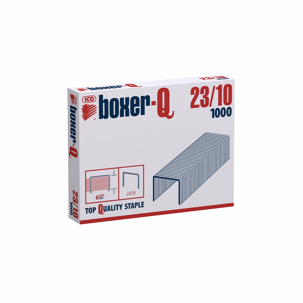 Tűzőkapocs BOXER Q 23/10 1000 darabos