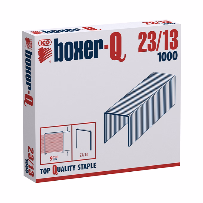 Tűzőkapocs BOXER Q 23/13 1000 darabos