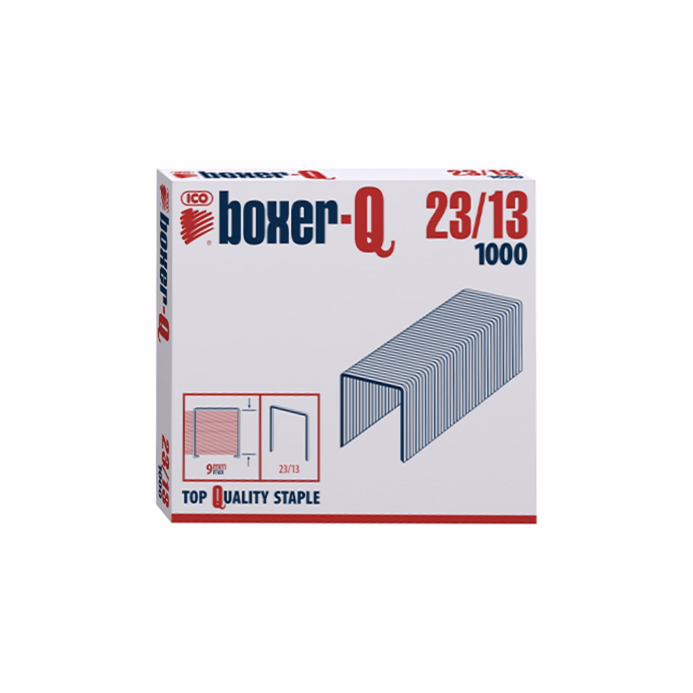 Tűzőkapocs BOXER Q 23/13 1000 darabos
