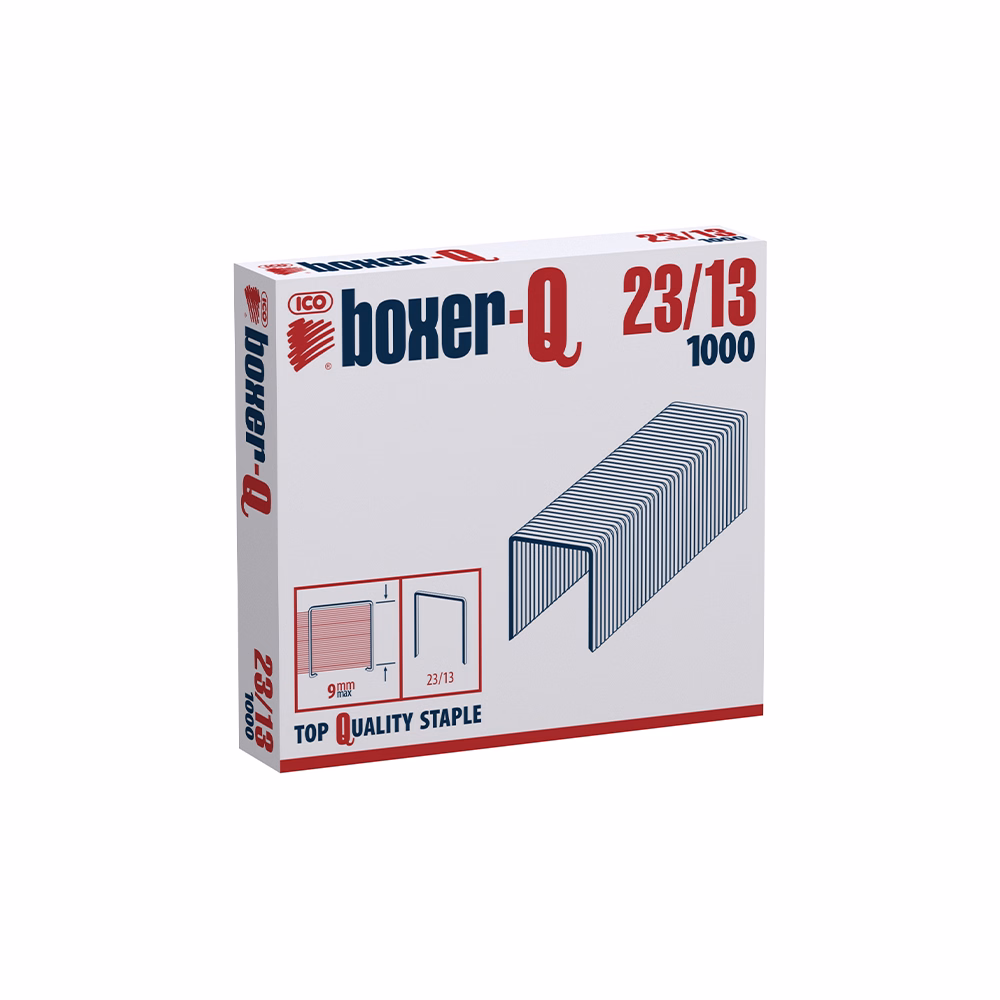 Tűzőkapocs BOXER Q 23/13 1000 darabos