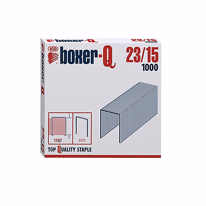 Tűzőkapocs BOXER Q 23/15 1000 darabos