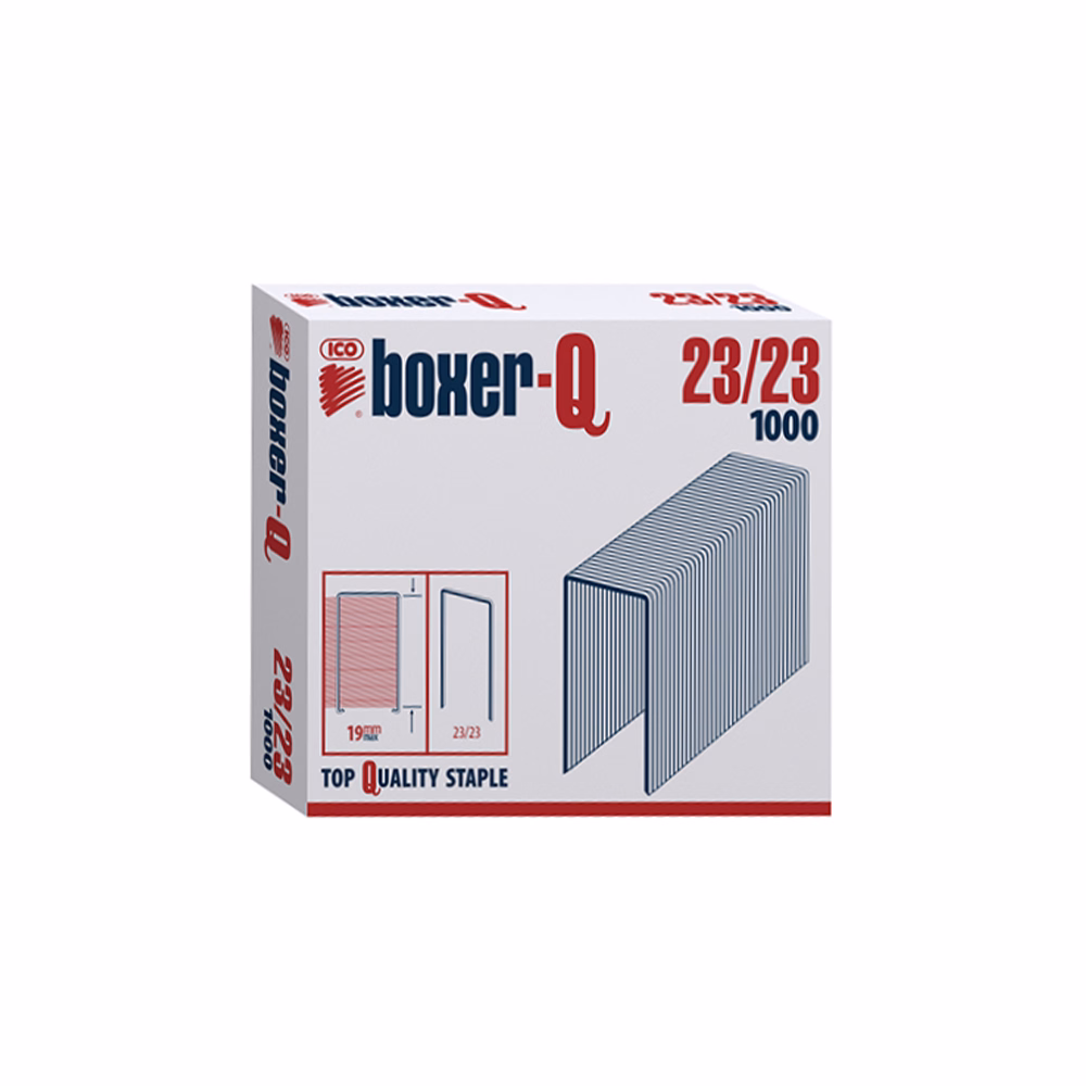 Tűzőkapocs BOXER Q 23/23 1000 darabos