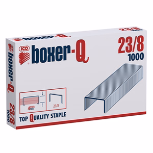 Tűzőkapocs BOXER Q 23/8 1000 darabos Tűzőkapocs BOXER Q 23/8 1000 darabos