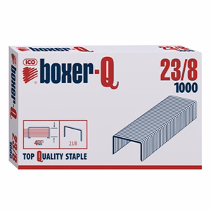 Tűzőkapocs BOXER Q 23/8 1000 darabos Tűzőkapocs BOXER Q 23/8 1000 darabos