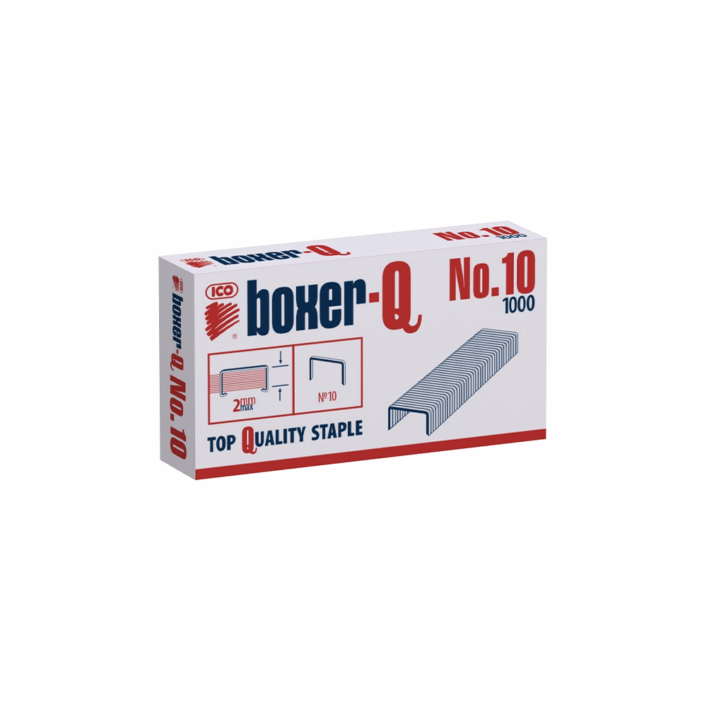 Tűzőkapocs BOXER Q No.10 1000 darabos