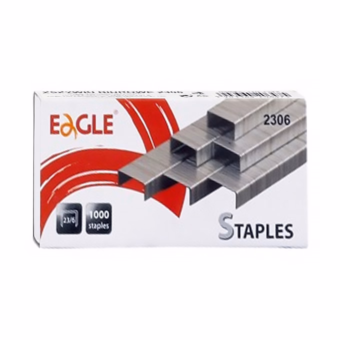 Tűzőkapocs EAGLE 23/6 1000 darabos