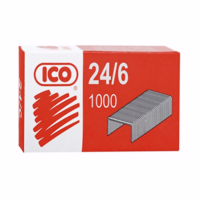 Tűzőkapocs ICO 24/6 1000 darabos