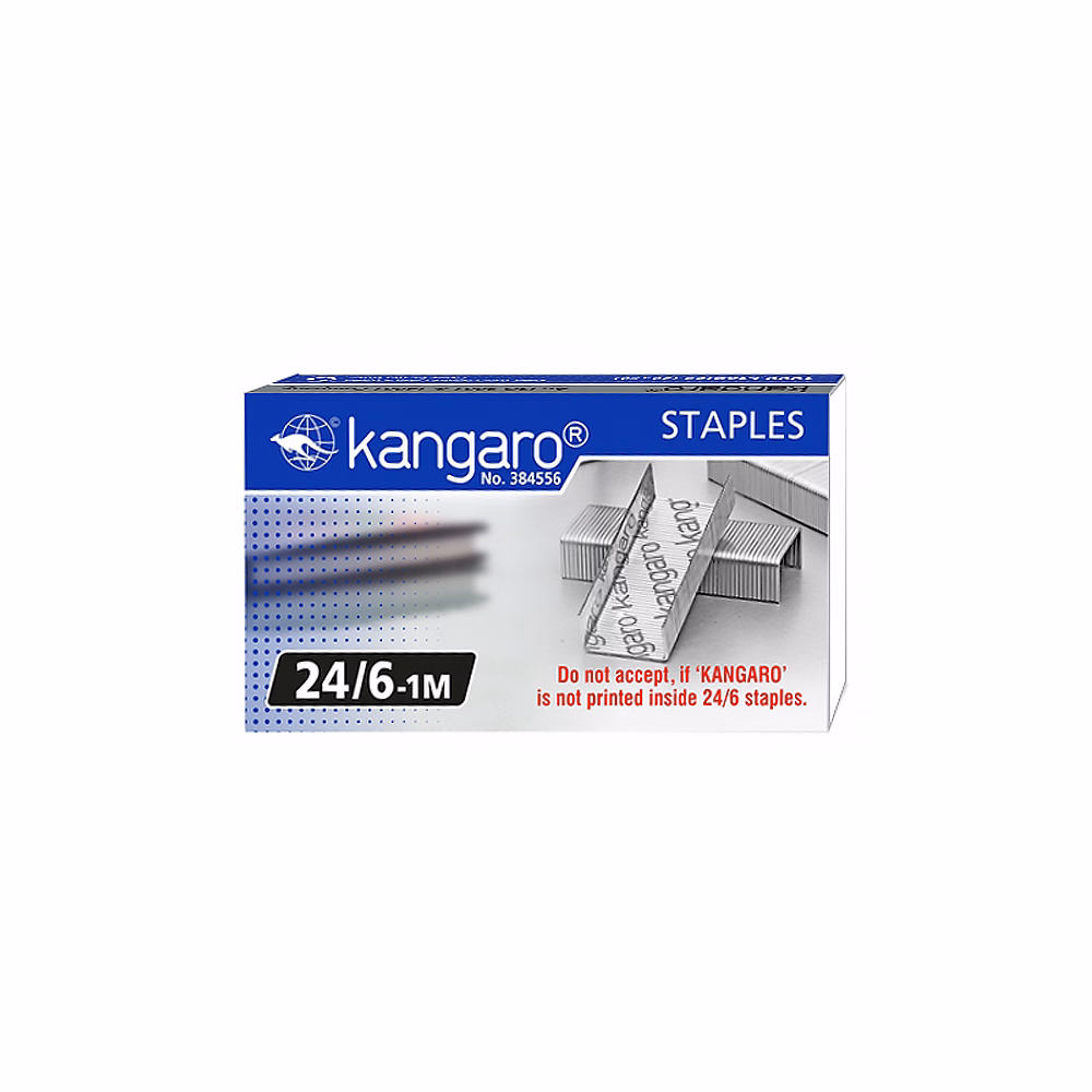 Tűzőkapocs KANGARO 24/6 1000 darabos