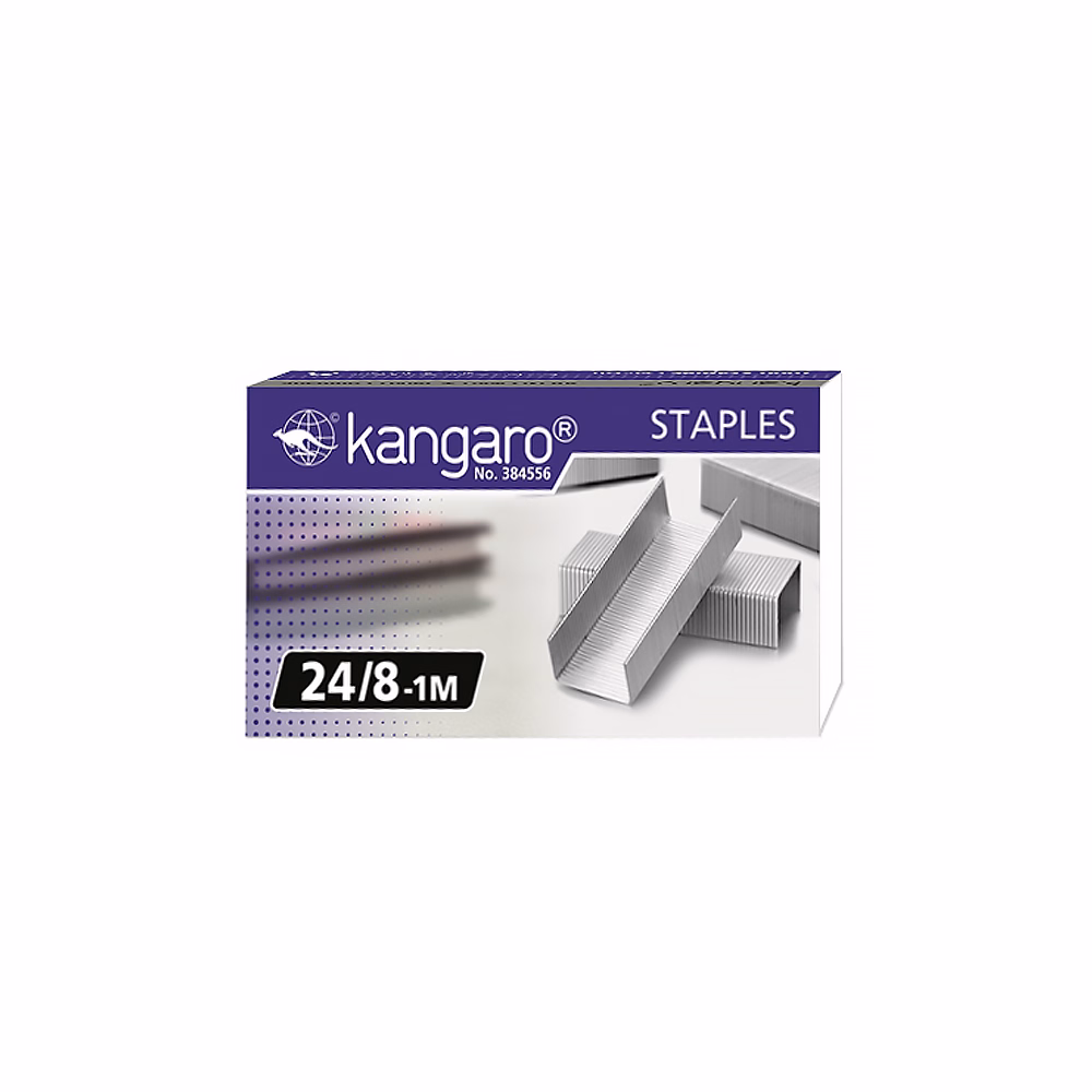 Tűzőkapocs KANGARO 24/8 1000 darabos