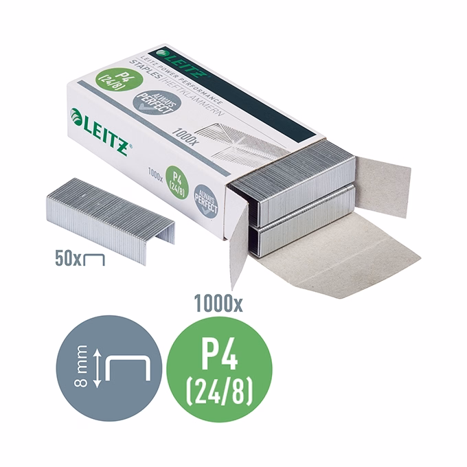 Tűzőkapocs LEITZ 24/8 1000 darabos