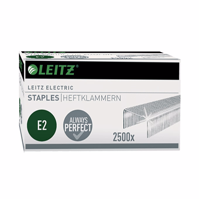 Tűzőkapocs LEITZ E2 elektromos 24/6 2500 darabos