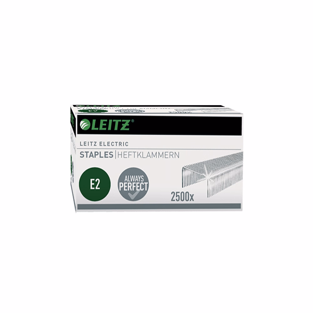 Tűzőkapocs LEITZ E2 elektromos 24/6 2500 darabos