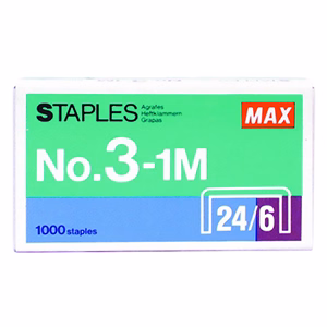 Tűzőkapocs MAX 24/6 1000 darabos