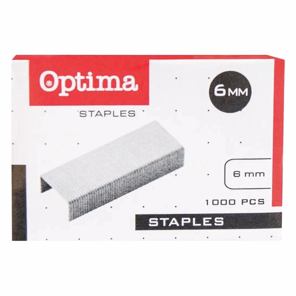 Tűzőkapocs OPTIMA No.6 1000 darabos