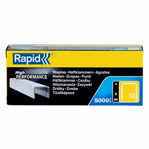 Tűzőkapocs RAPID 13/4 horganyzott 5000 darabos
