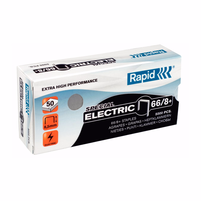 Tűzőkapocs RAPID 66/8 elektromos 5000 darabos