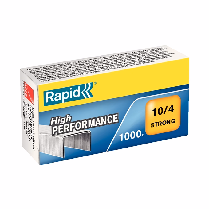 Tűzőkapocs RAPID Strong 10/4 horganyzott 1000 darabos