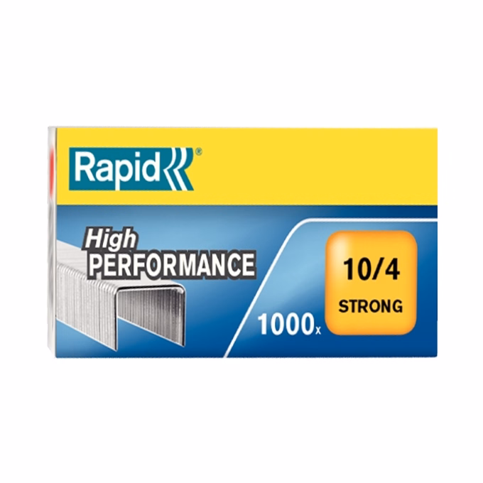 Tűzőkapocs RAPID Strong 10/4 horganyzott 1000 darabos