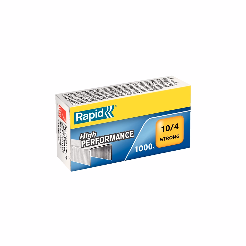 Tűzőkapocs RAPID Strong 10/4 horganyzott 1000 darabos