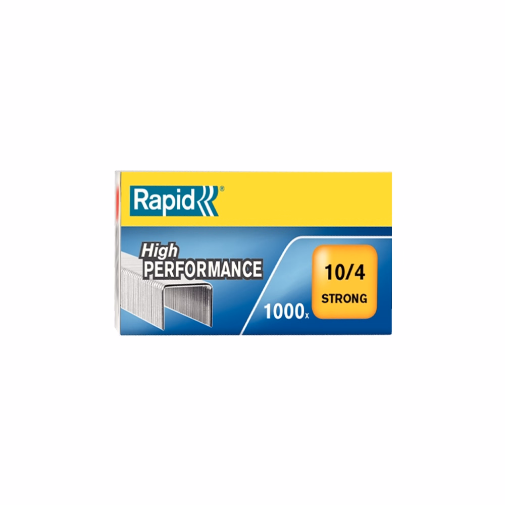 Tűzőkapocs RAPID Strong 10/4 horganyzott 1000 darabos