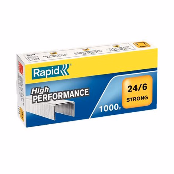 Tűzőkapocs RAPID Strong 24/6 1000 darabos