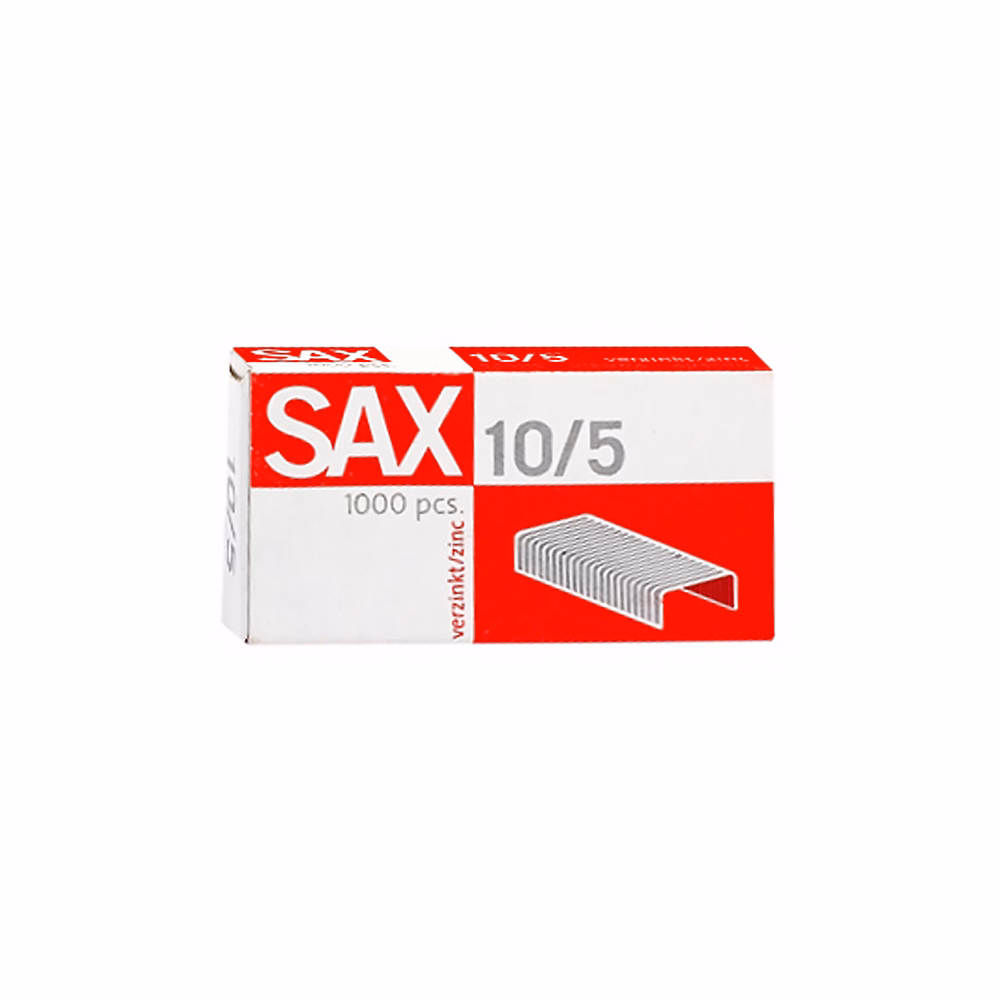Tűzőkapocs SAX 10/5 cink 1000 darabos