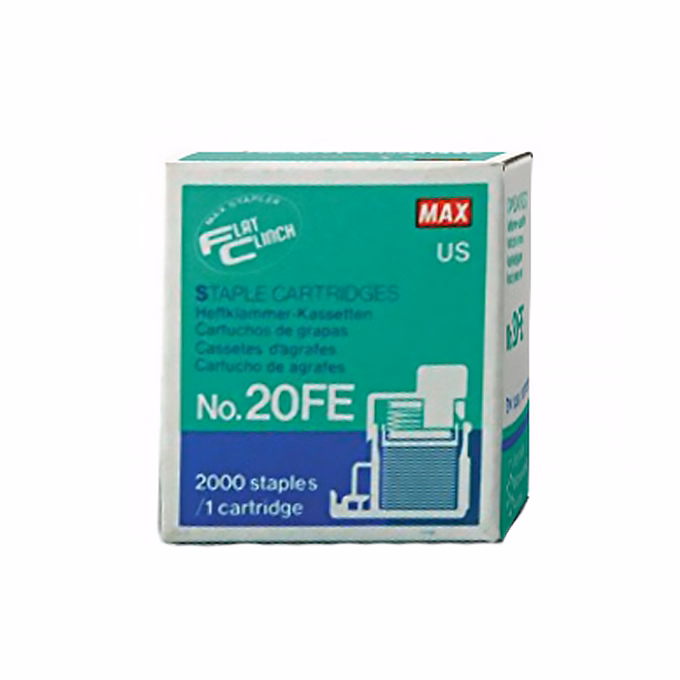 Tűzőkapocs patron MAX No.20FE elektromos 2000 darabos