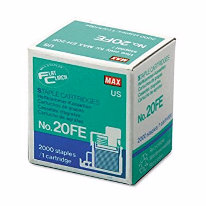 Tűzőkapocs patron MAX No.20FE elektromos 2000 darabos