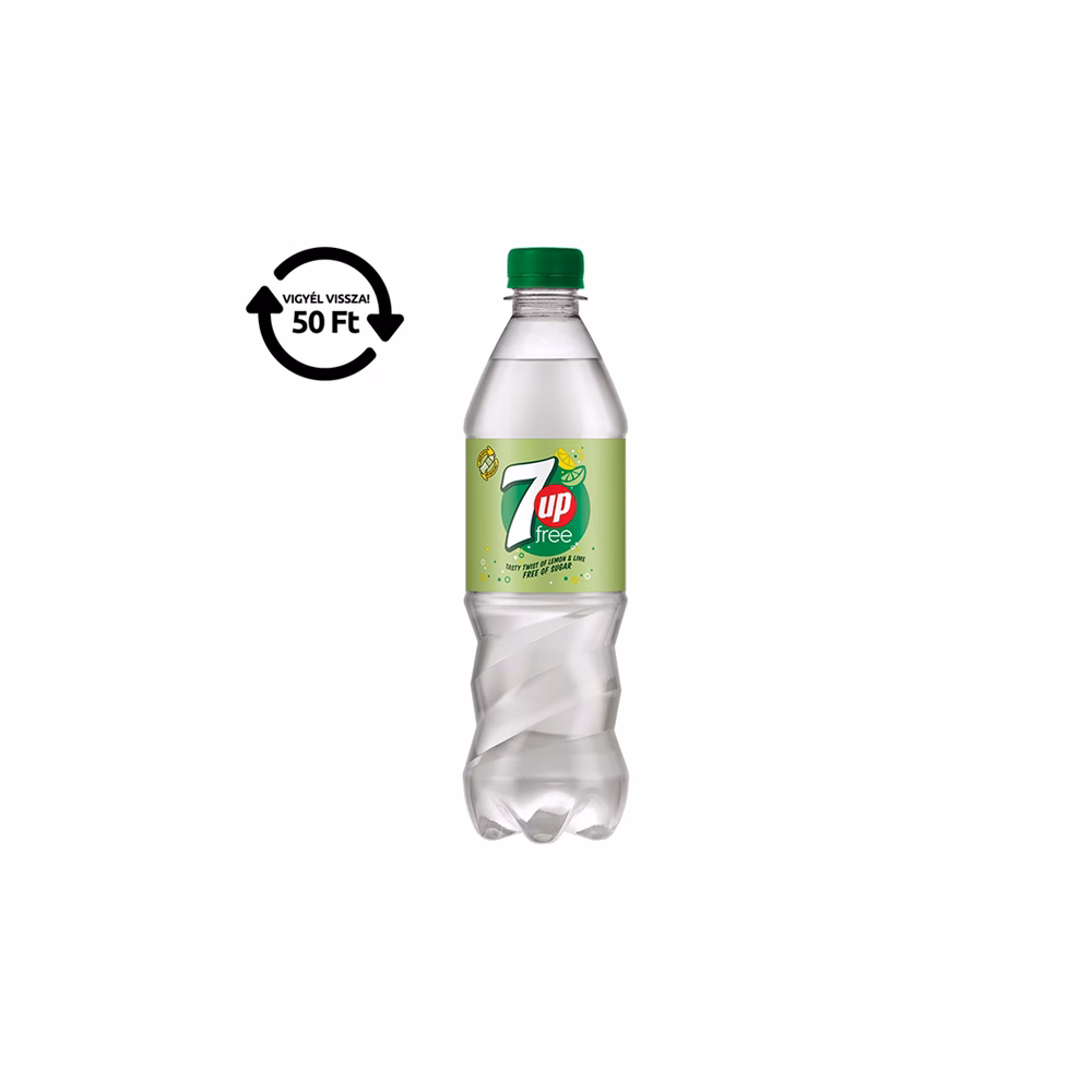 Üdítőital szénsavas 7UP Free 0,5L DRS
