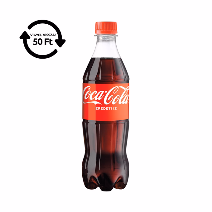Üdítőital szénsavas COCA-COLA 0,5L DRS