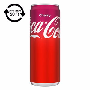 Üdítőital szénsavas COCA-COLA Cherry dobozos 0,33L DRS