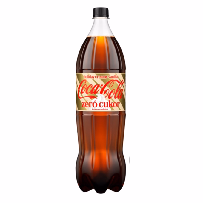 Üdítőital szénsavas COCA-COLA Creamy Vanilla  Zero 1,75L DRS