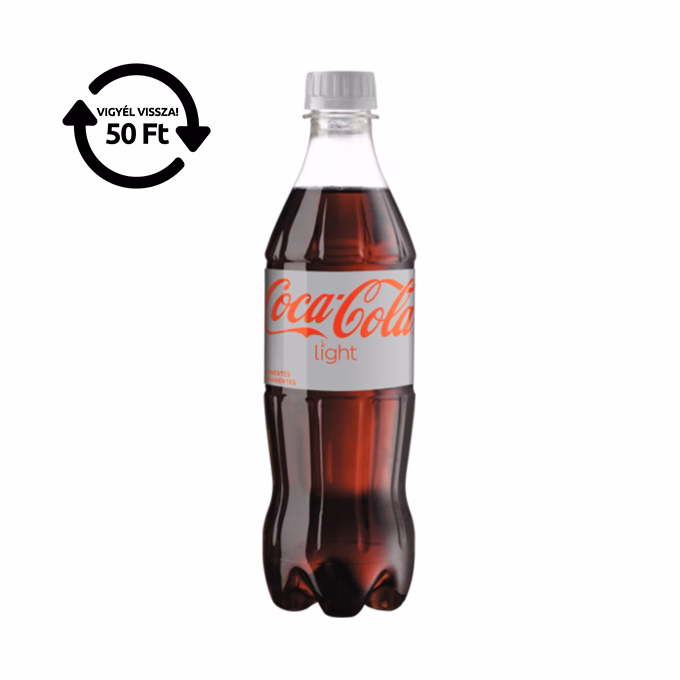 Üdítőital szénsavas COCA-COLA Light 0,5L DRS