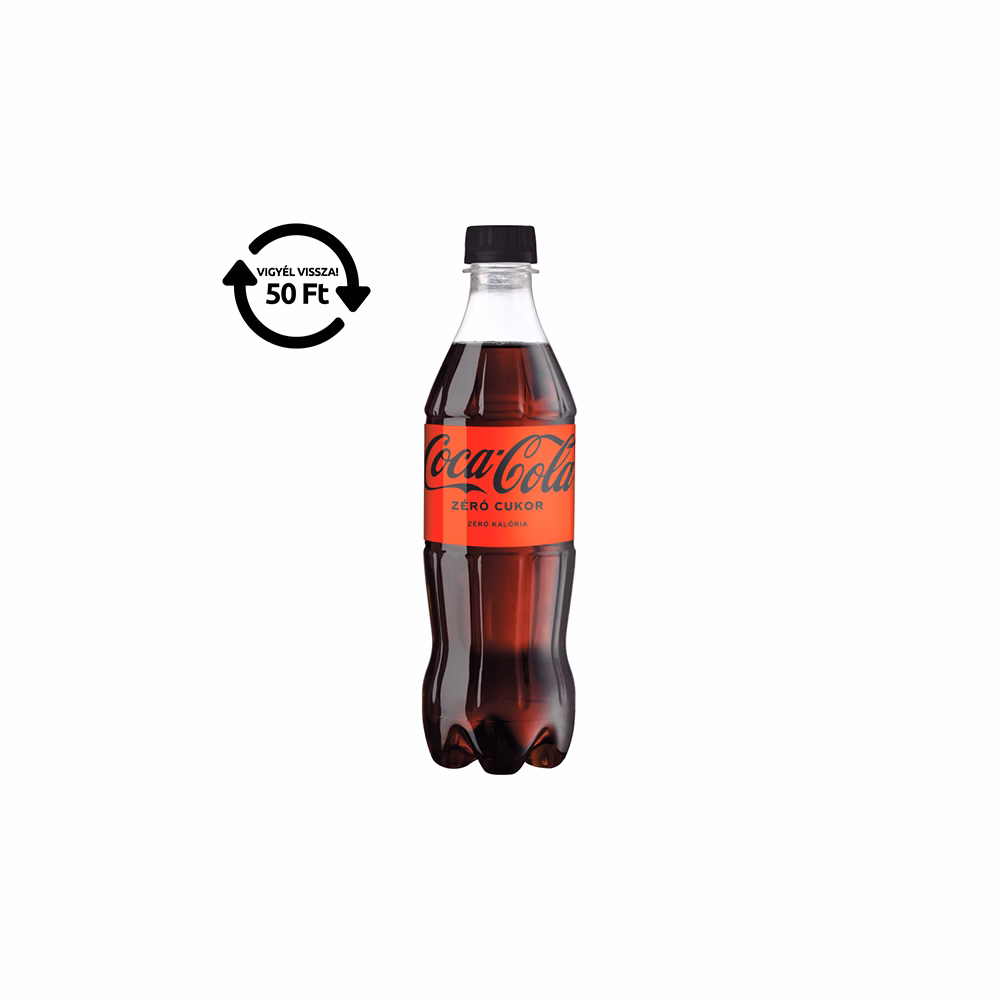 Üdítőital szénsavas COCA-COLA Zero 0,5L DRS