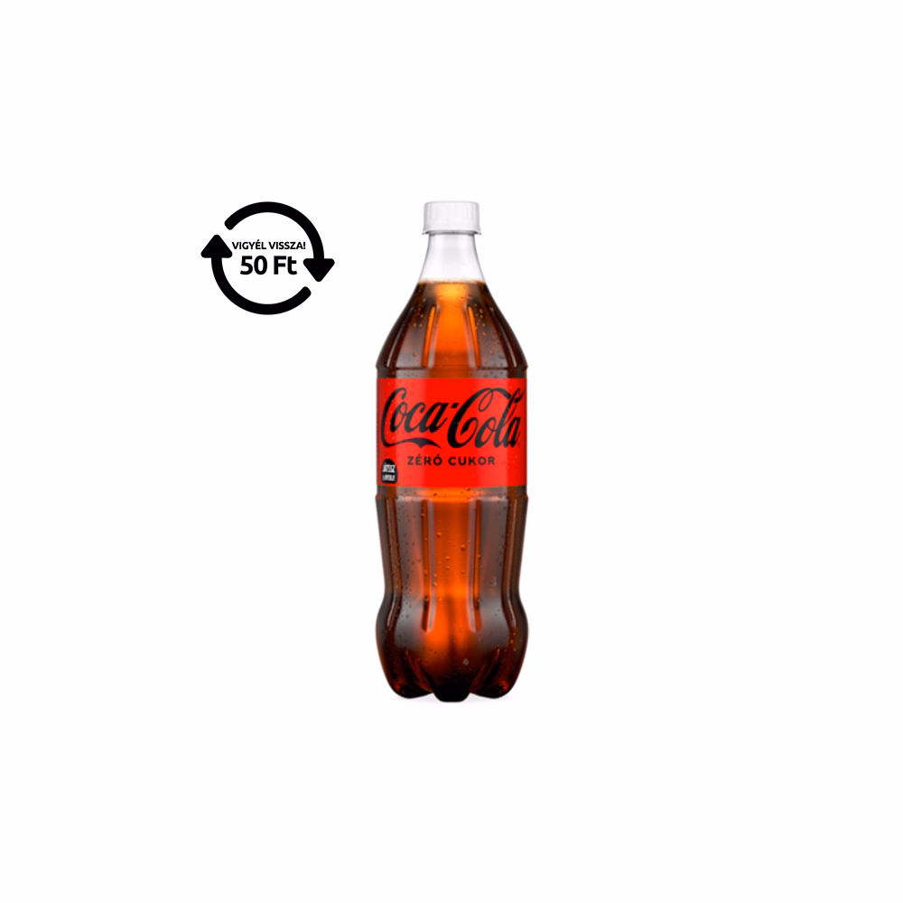 Üdítőital szénsavas COCA-COLA Zero 1L DRS