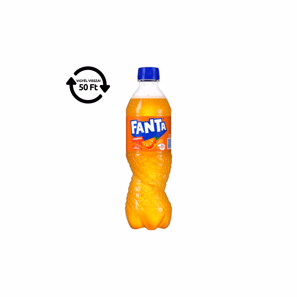 Üdítőital szénsavas FANTA Narancs 0,5L DRS