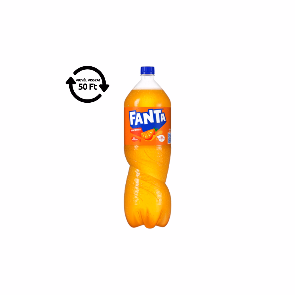 Üdítőital szénsavas FANTA Narancs 2,25L DRS