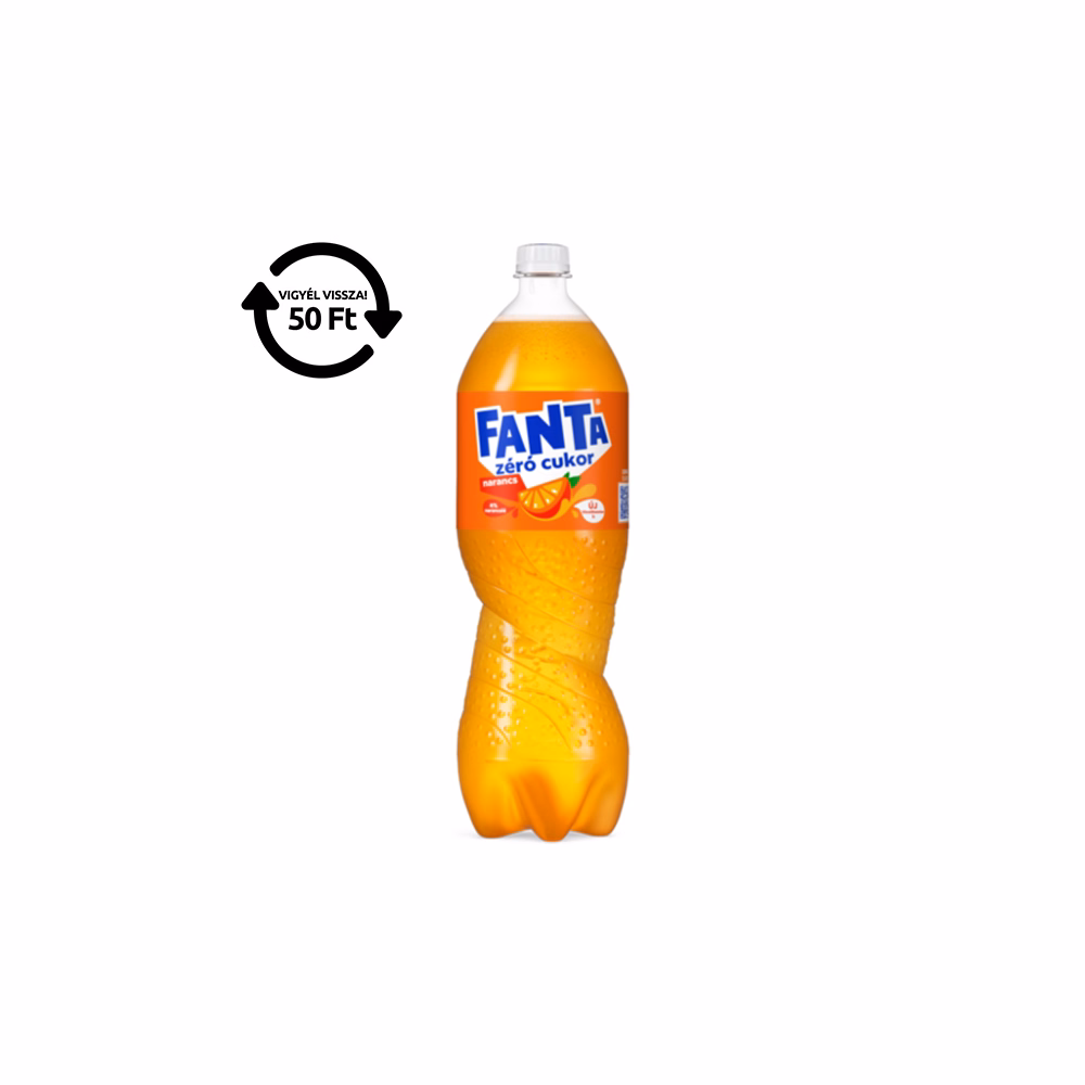 Üdítőital szénsavas FANTA Narancs Zero 1,75L DRS