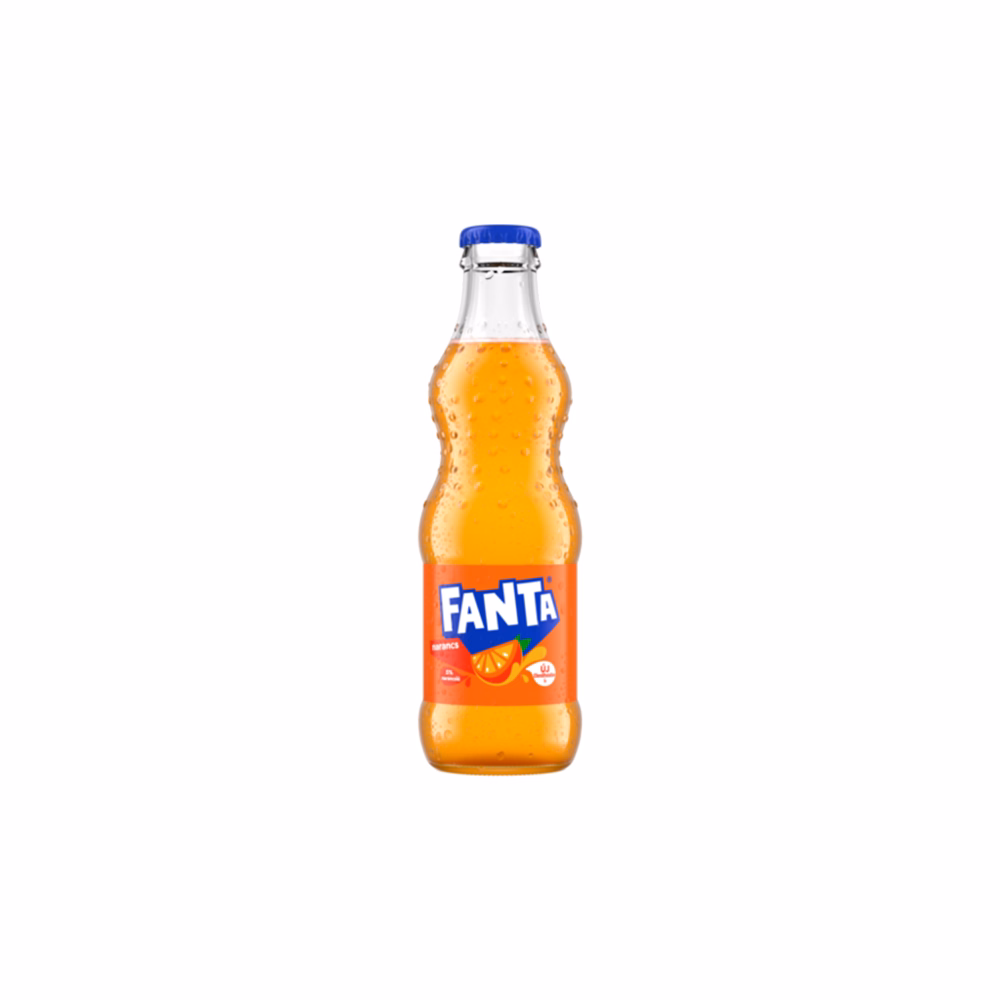 Üdítőital szénsavas FANTA Narancs üveges 0,25L DRS