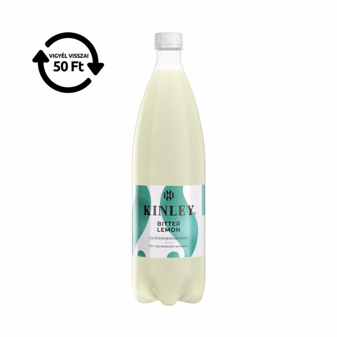 Üdítőital szénsavas KINLEY Citrom Levendula 1L DRS
