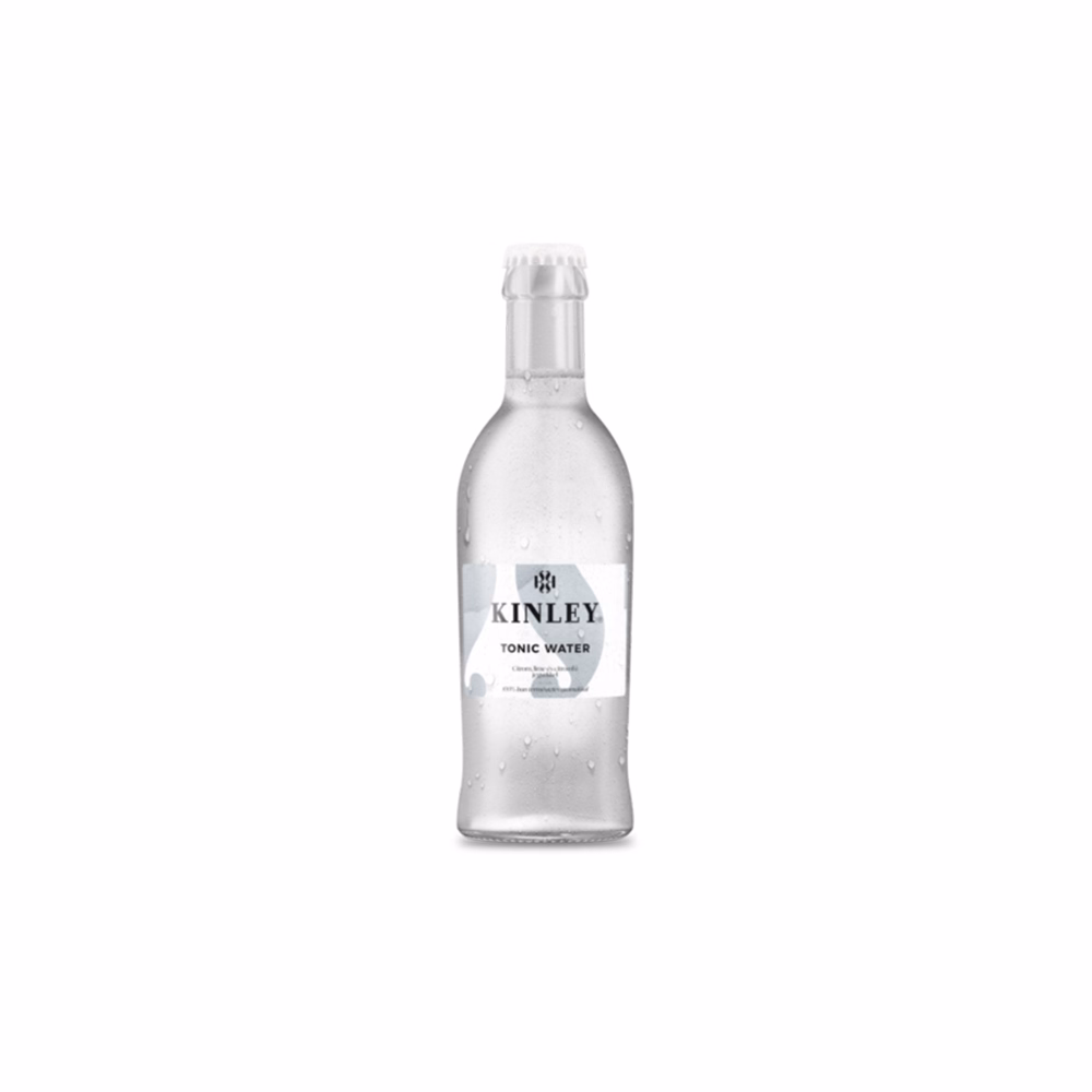 Üdítőital szénsavas KINLEY Tonic-Citromfű üveges 0,25L DRS